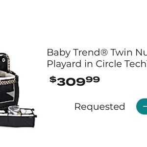 Baby Trend Twins Nursery Playard